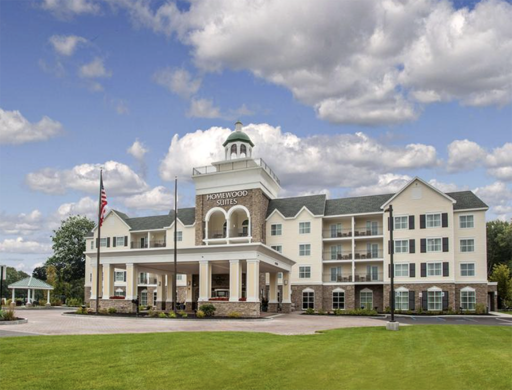 Homewood Suites in Saratoga, NY.