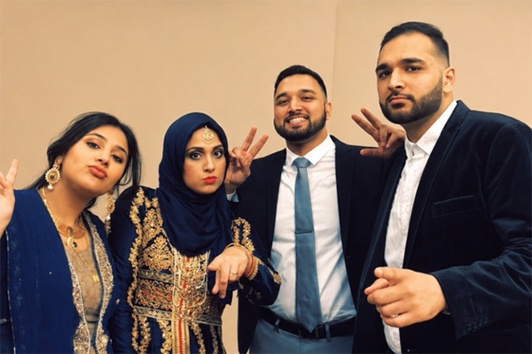 Abbas and his family.